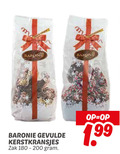 klik op dit plaatje voor een vergroting en voor vergelijkbare aanbiedingen gerelateerd aan ` 180 200 baroni baronie gevulde kerstkransjes zak 1 99 ` 180 200 baroni baronie gevulde kerstkransjes zak 1 99