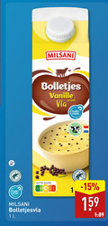 klik op dit plaatje voor een vergroting en voor vergelijkbare aanbiedingen gerelateerd aan ` 1 milsani bolletjes vanille vla sos nutri score serveersuggestie to planet proof bolletjesvla l ` 1 milsani bolletjes vanille vla sos nutri score serveersuggestie to planet proof bolletjesvla l