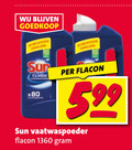 klik op dit plaatje voor een vergroting en voor vergelijkbare aanbiedingen gerelateerd aan ` 1360 classic flacon 5.99 sun vaatwaspoeder ` 1360 classic flacon 5.99 sun vaatwaspoeder