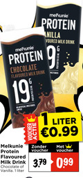 klik op dit plaatje voor een vergroting en voor vergelijkbare aanbiedingen gerelateerd aan ` 1 333 melkunie protein chocolate flavoured milk drink artificial sweeteners voucher ml liter vanilla ` 1 333 melkunie protein chocolate flavoured milk drink artificial sweeteners voucher ml liter vanilla