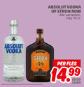 klik op dit plaatje voor een vergroting en voor vergelijkbare aanbiedingen gerelateerd aan ` rum wodka absolut vodka stroh fles ` rum wodka absolut vodka stroh fles