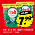 klik op dit plaatje voor een vergroting en voor vergelijkbare aanbiedingen gerelateerd aan ` economy dreft original zak all one vaatwastabletten stuks ` economy dreft original zak all one vaatwastabletten stuks