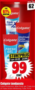 klik op dit plaatje voor een vergroting en voor vergelijkbare aanbiedingen gerelateerd aan ` 99 gate triple action protection white nummer colgate fresh gel caries calcium boost arginine cent tandpasta blue whitening tube ml ` 99 gate triple action protection white nummer colgate fresh gel caries calcium boost arginine cent tandpasta blue whitening tube ml