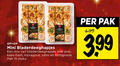 klik op dit plaatje voor een vergroting en voor vergelijkbare aanbiedingen gerelateerd aan ` 15 mini bladerdeeghapjes mix prei kaas ham kipragout zalm bolognese pak stuks 3.99 ` 15 mini bladerdeeghapjes mix prei kaas ham kipragout zalm bolognese pak stuks 3.99