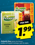 klik op dit plaatje voor een vergroting en voor vergelijkbare aanbiedingen gerelateerd aan ` thee 40 pickwick count green tea lemon pak rooibos engelse melange zakjes ` thee 40 pickwick count green tea lemon pak rooibos engelse melange zakjes