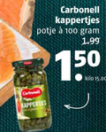 klik op dit plaatje voor een vergroting en voor vergelijkbare aanbiedingen gerelateerd aan ` 15 50 100 carbonell kappertjes potje ` 15 50 100 carbonell kappertjes potje