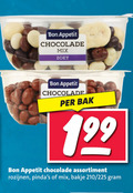 klik op dit plaatje voor een vergroting en voor vergelijkbare aanbiedingen gerelateerd aan ` bon appetit chocolade mix zoet bak assortiment rozijnen bakje 210 225 ` bon appetit chocolade mix zoet bak assortiment rozijnen bakje 210 225
