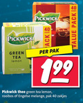 klik op dit plaatje voor een vergroting en voor vergelijkbare aanbiedingen gerelateerd aan ` thee 40 pickwick green tea lemon count pak rooibos engelse melange zakjes ` thee 40 pickwick green tea lemon count pak rooibos engelse melange zakjes
