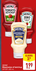 klik op dit plaatje voor een vergroting en voor vergelijkbare aanbiedingen gerelateerd aan ` tomatenketchup mayonaise 400 heinz tomato ketchup pickle flavour zero added sugar and salt original with free range eggs recyclable bottle ml elders 31 ` tomatenketchup mayonaise 400 heinz tomato ketchup pickle flavour zero added sugar and salt original with free range eggs recyclable bottle ml elders 31