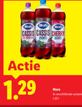 klik op dit plaatje voor een vergroting en voor vergelijkbare aanbiedingen gerelateerd aan ` frisdrank hero cassis cherry original zero 1 25 ` frisdrank hero cassis cherry original zero 1 25
