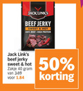klik op dit plaatje voor een vergroting en voor vergelijkbare aanbiedingen gerelateerd aan ` 40 50 100 jack beef sweet hot high protein zakje ` 40 50 100 jack beef sweet hot high protein zakje