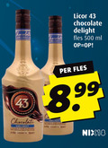 klik op dit plaatje voor een vergroting en voor vergelijkbare aanbiedingen gerelateerd aan ` likeur 500 licor chocolate delight fles ml l nix18 ` likeur 500 licor chocolate delight fles ml l nix18