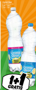 klik op dit plaatje voor een vergroting en voor vergelijkbare aanbiedingen gerelateerd aan ` 1 2 crystal clear flessen liter koolzuurvrij appel peer v.a. koolzuur ` 1 2 crystal clear flessen liter koolzuurvrij appel peer v.a. koolzuur