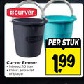 klik op dit plaatje voor een vergroting en voor vergelijkbare aanbiedingen gerelateerd aan ` 10 curve curver emmer inhoud liter kleur antraciet blauw stuk ` 10 curve curver emmer inhoud liter kleur antraciet blauw stuk