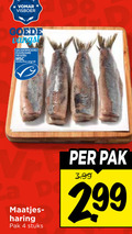 klik op dit plaatje voor een vergroting en voor vergelijkbare aanbiedingen gerelateerd aan ` 4 visboer gecertificeerd duurzame visserij www.msc.org nl haring pak stuks 3.99 ` 4 visboer gecertificeerd duurzame visserij www.msc.org nl haring pak stuks 3.99