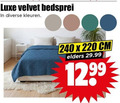 klik op dit plaatje voor een vergroting en voor vergelijkbare aanbiedingen gerelateerd aan ` 240 luxe velvet bedsprei kleuren cm elders ` 240 luxe velvet bedsprei kleuren cm elders