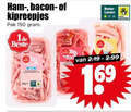 klik op dit plaatje voor een vergroting en voor vergelijkbare aanbiedingen gerelateerd aan ` 150 bacon kipreepjes pak beter leven ` 150 bacon kipreepjes pak beter leven