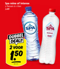 klik op dit plaatje voor een vergroting en voor vergelijkbare aanbiedingen gerelateerd aan ` mineraalwater 1 2 spa reine intense flessen liter dubbel deal ` mineraalwater 1 2 spa reine intense flessen liter dubbel deal