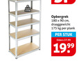 klik op dit plaatje voor een vergroting en voor vergelijkbare aanbiedingen gerelateerd aan ` voorraadrek 90 180 shelf opbergrek cm draaggewicht plank stuk elders ` voorraadrek 90 180 shelf opbergrek cm draaggewicht plank stuk elders