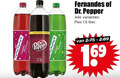 klik op dit plaatje voor een vergroting en voor vergelijkbare aanbiedingen gerelateerd aan ` cola frisdrank you handle taste dr pepper fernandes dr. fles liter 16 ` cola frisdrank you handle taste dr pepper fernandes dr. fles liter 16