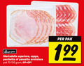 klik op dit plaatje voor een vergroting en voor vergelijkbare aanbiedingen gerelateerd aan ` mortadella pancetta bijzonder coppa pak 70-120 ` mortadella pancetta bijzonder coppa pak 70-120