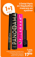 klik op dit plaatje voor een vergroting en voor vergelijkbare aanbiedingen gerelateerd aan ` eyeliner mascara 1 2 paris maybelline tattoo maybe new york pen volume million lashes infallible matte liquid liner panorama black ` eyeliner mascara 1 2 paris maybelline tattoo maybe new york pen volume million lashes infallible matte liquid liner panorama black