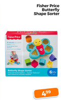 klik op dit plaatje voor een vergroting en voor vergelijkbare aanbiedingen gerelateerd aan ` peuter- of babyspeelgoed vormenstoof 6 fisher price butterfly shape gorter blocks to sort trier blok papillon le ` peuter- of babyspeelgoed vormenstoof 6 fisher price butterfly shape gorter blocks to sort trier blok papillon le