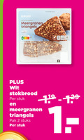 klik op dit plaatje voor een vergroting en voor vergelijkbare aanbiedingen gerelateerd aan ` 2 bakken meergranen triangels wit stokbrood stuk pak stuks ` 2 bakken meergranen triangels wit stokbrood stuk pak stuks