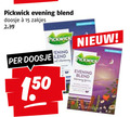 klik op dit plaatje voor een vergroting en voor vergelijkbare aanbiedingen gerelateerd aan ` thee 15 pickwick blend doosje zakjes harmony ` thee 15 pickwick blend doosje zakjes harmony