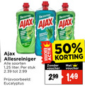 klik op dit plaatje voor een vergroting en voor vergelijkbare aanbiedingen gerelateerd aan ` 50 5x ajax forbes allesreiniger soorten 1 25 liter stuk eucalyptus voucher ` 50 5x ajax forbes allesreiniger soorten 1 25 liter stuk eucalyptus voucher