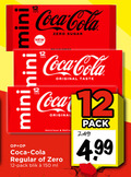 klik op dit plaatje voor een vergroting en voor vergelijkbare aanbiedingen gerelateerd aan ` cola 12 150 mini coca new zero sugar original taste regular pack blik ml ` cola 12 150 mini coca new zero sugar original taste regular pack blik ml