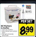 klik op dit plaatje voor een vergroting en voor vergelijkbare aanbiedingen gerelateerd aan ` markeerstift 80 twin markers koffer tip marker kleur genummerde kleurcode ` markeerstift 80 twin markers koffer tip marker kleur genummerde kleurcode