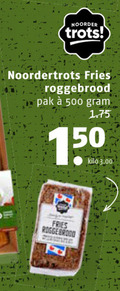 klik op dit plaatje voor een vergroting en voor vergelijkbare aanbiedingen gerelateerd aan ` 150 500 noorder trots noordertrots fries roggebrood pak kilo ` 150 500 noorder trots noordertrots fries roggebrood pak kilo