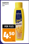 klik op dit plaatje voor een vergroting en voor vergelijkbare aanbiedingen gerelateerd aan ` joppiesaus fles ml 4 50 liter snacksaus frisse joppie original ` joppiesaus fles ml 4 50 liter snacksaus frisse joppie original