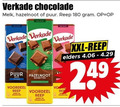 klik op dit plaatje voor een vergroting en voor vergelijkbare aanbiedingen gerelateerd aan ` chocolade 180 verkade melk hazelnoot puur reep cacao noisettes voordeel promotion barre xxl elders ` chocolade 180 verkade melk hazelnoot puur reep cacao noisettes voordeel promotion barre xxl elders