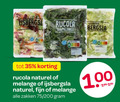 klik op dit plaatje voor een vergroting en voor vergelijkbare aanbiedingen gerelateerd aan ` 35 100 rucola slamelange gesneden ijsbergsla naturel melange fijn zakken 200 ` 35 100 rucola slamelange gesneden ijsbergsla naturel melange fijn zakken 200