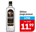 klik op dit plaatje voor een vergroting en voor vergelijkbare aanbiedingen gerelateerd aan ` olifant jonge jenever liter ` olifant jonge jenever liter