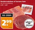 klik op dit plaatje voor een vergroting en voor vergelijkbare aanbiedingen gerelateerd aan ` 100 runderrookvlees serrano ham versafdeling 2 99 kilo ` 100 runderrookvlees serrano ham versafdeling 2 99 kilo