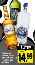 klik op dit plaatje voor een vergroting en voor vergelijkbare aanbiedingen gerelateerd aan ` 1 talloch bonded scotch choice esbjaerg vodka macgregor whisky liter ` 1 talloch bonded scotch choice esbjaerg vodka macgregor whisky liter