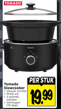 klik op dit plaatje voor een vergroting en voor vergelijkbare aanbiedingen gerelateerd aan ` 3 tomado slowcooker inhoud 5 liter vrij warmte standen vermogen watt stuk ` 3 tomado slowcooker inhoud 5 liter vrij warmte standen vermogen watt stuk