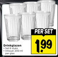 klik op dit plaatje voor een vergroting en voor vergelijkbare aanbiedingen gerelateerd aan ` 6 200 drinkglazen stuks inhoud ml glas ` 6 200 drinkglazen stuks inhoud ml glas