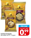 klik op dit plaatje voor een vergroting en voor vergelijkbare aanbiedingen gerelateerd aan ` conimex indonesische cassave kroepoek naturel bali mild gekruide zakken zak ` conimex indonesische cassave kroepoek naturel bali mild gekruide zakken zak