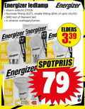 klik op dit plaatje voor een vergroting en voor vergelijkbare aanbiedingen gerelateerd aan ` 10 320 350 e27 energizer ledlamp warm witlicht fitting smalle e14 spot led filament wattages lumen ses year replacement lumens white dimmable elders ` 10 320 350 e27 energizer ledlamp warm witlicht fitting smalle e14 spot led filament wattages lumen ses year replacement lumens white dimmable elders