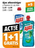 klik op dit plaatje voor een vergroting en voor vergelijkbare aanbiedingen gerelateerd aan ` 1 2 ajax allesreiniger liter 5x v.a. 5 zegels fraicheur eucalyptus ` 1 2 ajax allesreiniger liter 5x v.a. 5 zegels fraicheur eucalyptus