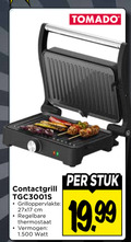 klik op dit plaatje voor een vergroting en voor vergelijkbare aanbiedingen gerelateerd aan ` tomado contactgrill grilloppervlakte cm regelbare thermostaat vermogen watt stuk ` tomado contactgrill grilloppervlakte cm regelbare thermostaat vermogen watt stuk