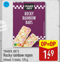 klik op dit plaatje voor een vergroting en voor vergelijkbare aanbiedingen gerelateerd aan ` 5 9 120 trader rocky rainbow bars nutri score repen inhoud stuks ` 5 9 120 trader rocky rainbow bars nutri score repen inhoud stuks