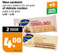 klik op dit plaatje voor een vergroting en voor vergelijkbare aanbiedingen gerelateerd aan ` 2 3 44 400 wasa sandwich pak delicate crackers pakje 5 zegels tomato basil kilo v.a. cheese ` 2 3 44 400 wasa sandwich pak delicate crackers pakje 5 zegels tomato basil kilo v.a. cheese