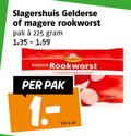 klik op dit plaatje voor een vergroting en voor vergelijkbare aanbiedingen gerelateerd aan ` 225 slagershuis gelderse rookworst pak kilo ` 225 slagershuis gelderse rookworst pak kilo