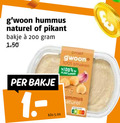 klik op dit plaatje voor een vergroting en voor vergelijkbare aanbiedingen gerelateerd aan ` 200 hummus naturel pikant bakje kilo gwoon smaken Naturel ` 200 hummus naturel pikant bakje kilo gwoon smaken Naturel