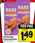 klik op dit plaatje voor een vergroting en voor vergelijkbare aanbiedingen gerelateerd aan ` hollandia kaas rolletjes gouda kaasrolletjes pak ` hollandia kaas rolletjes gouda kaasrolletjes pak
